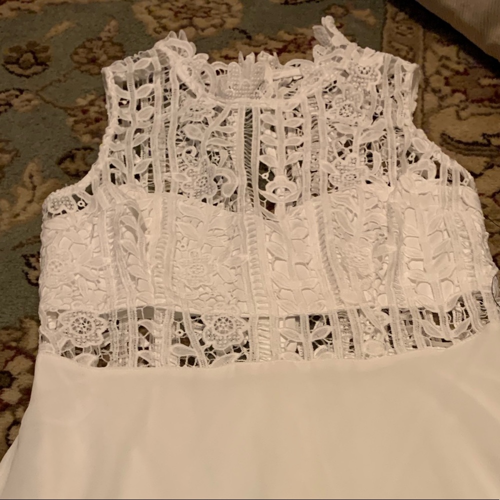 Lulu’s lace top dress. Size Large